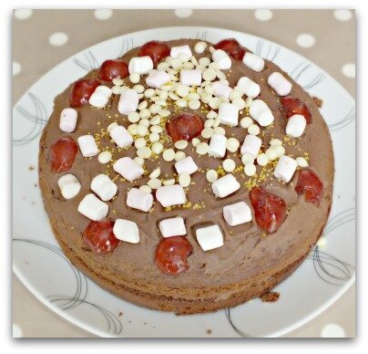 Chocolate cake creation